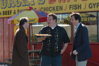Jeff Garlin as James and David Pasquesi as Luca in "I Want Someone to Eat Cheese With."