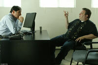 Richard Kind as Herb Hope and Jeff Garlin as James in "I Want Someone to Eat Cheese With."