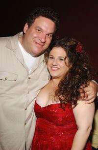 Jeff Garlin and Marissa Jaret Winokur at the opening night of "Hairspray."