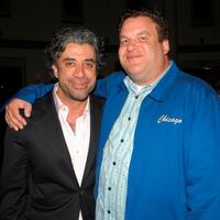 John Melfi and Jeff Garlin at the premiere of "The Comeback."