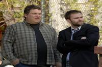 Jeff Garlin and Seann William Scott in "Trainwreck: My Life as an Idiot."