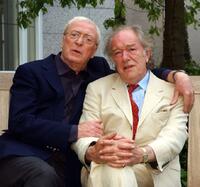 Michael Gambon and Michael Caine at the Ireland press conference of "The Actors".