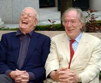 Michael Gambon and Michael Caine at the Ireland press conference of "The Actors".