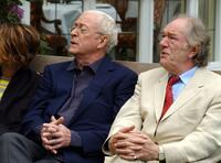 Michael Gambon and Michael Caine at the Ireland press conference of "The Actors".