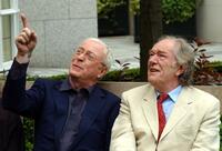 Michael Gambon and Michael Caine at the Ireland press conference of "The Actors".