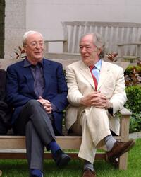 Michael Gambon and Michael Caine at the Ireland press conference of "The Actors".