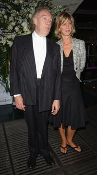 Michael Gambon and Writer Nicola Formby at the party ahead of the weekend's Urban Music Festival.