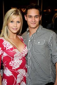 Claire Holt and Rafi Gavron at the U.K. Film Council U.S. Post Oscars Brunch.
