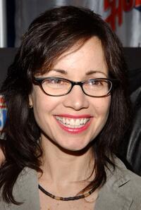 Janeane Garofalo at the after party of the opening night of "Victory Begins At Home."