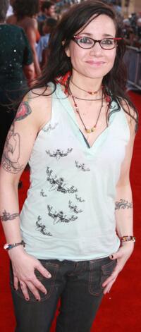 Janeane Garofalo at the premiere of "Ratatouille."