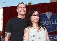 Janeane Garofalo and Henry Rollins at the premiere of "Ratatouille."