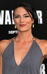 Monique Ganderton at the California premiere of "Warrior."