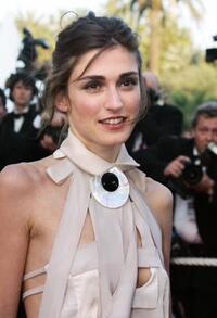 Julie Gayet at the official projection of "Comme Une Image" during the Cannes Film Festival.