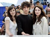 Clementine Poidatz, Louis Garrel and Laura Smet at the photocall of "La Frontiere De L'Aube" (Frontier of Dawn) during the 61st International Cannes Film Festival.