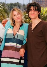 Valeria Bruni Tedeschi and Louis Garrel at the photocall of "Actrices" during the 60th International Cannes Film Festival.