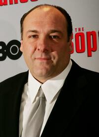 James Gandolfini at thepremiere of "The Sopranos".