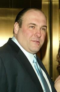 James Gandolfini at the premiere of "The Sopranos".