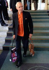 Ben Gazzara and his dog Maxi at the 53rd San Sebastian International Film Festival.