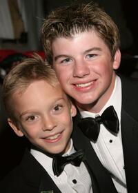 Devon Gearhart and Thomas Lewis at the premiere of "Bobby Jones - Stroke of Genius."