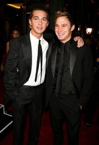 Shia LaBeouf and Brian Geraghty at the opening night gala of "Bobby" during the AFI FEST.
