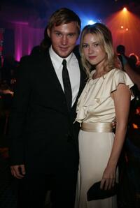 Brian Geraghty and Laura Ramsey at the after party of the world premiere of "The Guardian."