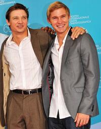 Jeremy Renner and Brian Geraghty at the photocall of "The Hurt Locker" during the 65th Venice International Film Festival.