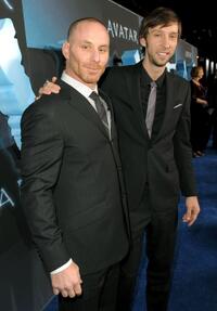 Matt Gerald and Joel Moore at the premiere of "Avatar."