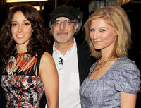 Jennifer Beals, Jon Avnet and Caitlin Gerard at the YouTube 2012 Upfronts Presentation in New York.