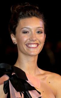 Eleanor Gecks at the world premiere of "Alice in Wonderland."