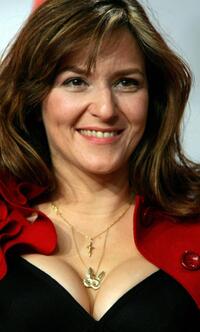 Martina Gedeck at the press conference of "The Good Shepherd" during the 57th international Berlinale Film Festival.