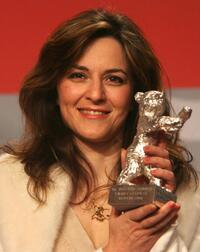 Martina Gedeck at the closing press conference of 57th Berlinale International Film Festival.