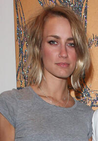 Ruta Gedmintas at the Todd DiCiurcio "Gold" Exhibition in London.