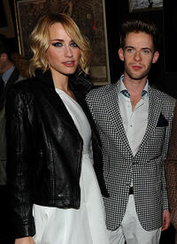 Ruta Gedmintas and Luke Treadway at the Tommy Hilfiger Fall 2011 Men's Collection in New York.
