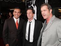 Mel Gibson, Brian Grazer and Antonio Villaraigosa at the industry screening of "American Gangster".