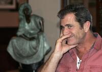 Mel Gibson at the Costa Rica's president's house.