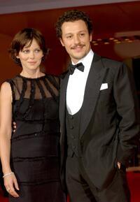 Barbora Bobulova and Stefano Accorsi at the premiere of "Ovunque Sei" during the 61st Venice Film Festival.