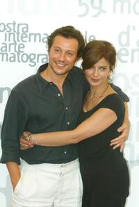 Stefano Accorsi and Laura Morente at the 59th Venice Film Festival.