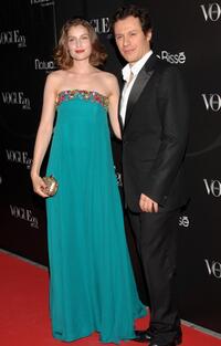 Laetitia Casta and Stefano Accorsi at the Vogue Magazine 20th anniversary party.