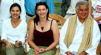 Virginie Ledoyen, Kerry Fox and Shashi Kapoor at the photocall of Marrakech Film Festival.
