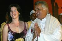 Kerry Fox and Shashi Kapoor at the opening of third Marrakech Film Festival.