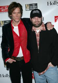 Sean Astin and Kevin Bacon at the 2005 Sundance Film Festival, attend the 2005 Ray Ban Visionary Award Hollywood Life After Party.