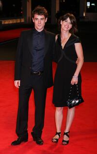 Elio Germano and Irene Jacob at the premiere of "Nessuna Qualita Agli Eroi" during the 64th Venice Film Festival.