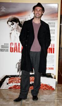 Fabrizio Gifuni at the photocall and press conference of "Galantuomini."