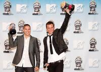 Sean Faris and Cam Gigandet at the 17th annual MTV Movie Awards.
