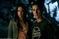 Mikaela (Megan Fox) and Sam Witwicky (Shia LaBeouf) in "Transformers."
