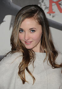 Rachel Fox at the California premiere of "Red Riding Hood."