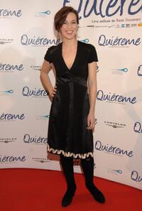 Ariadna Gil at the premiere of "Quiereme."