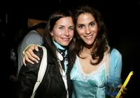 Jami Gertz and Courteney Cox Arquette at the "Painted Turtle Camp" Bingo Benefit at The Roxy Theatre.
