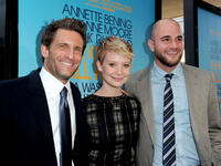 Gary Gilbert, Mia Wasikowska and Jordan Horowitz at the premiere of "The Kids Are All Right" during the 2010 Los Angeles Film Festival.