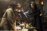 Ricky Gervais and  Michelle Pfeiffer in "Stardust."